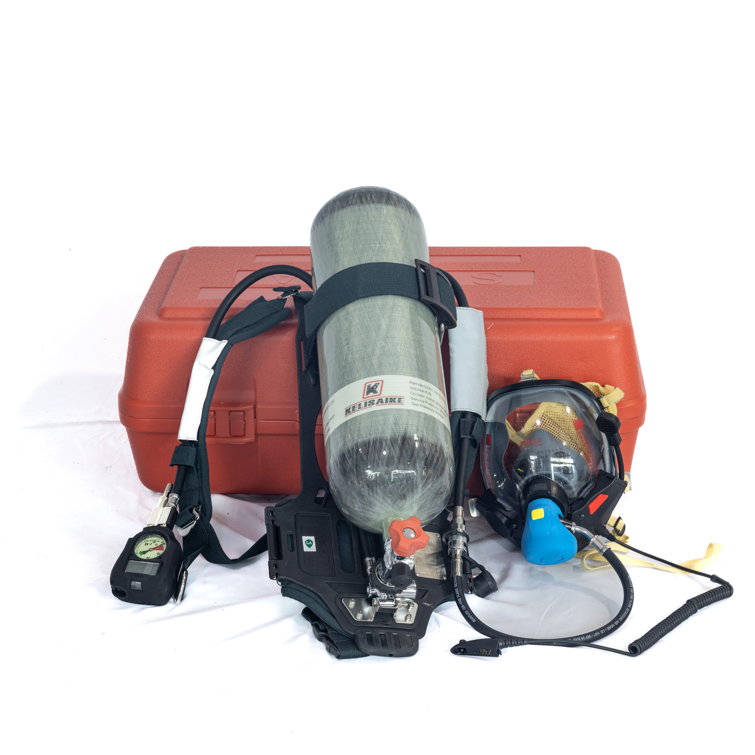 Firefighting PET Liner Respiratory Air Cylinder 6.8L
