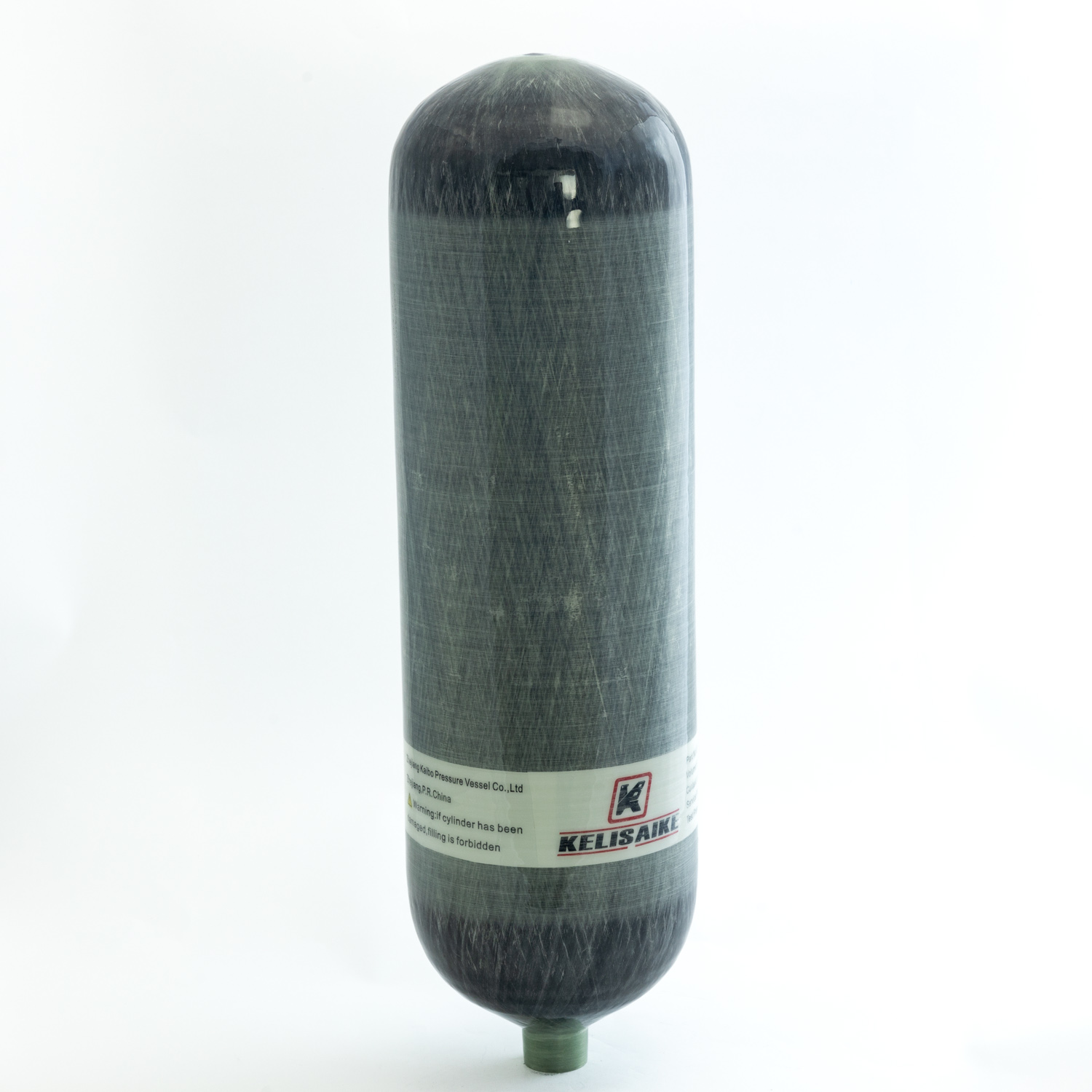 Firefighting PET Liner Respiratory Air Cylinder 6.8L