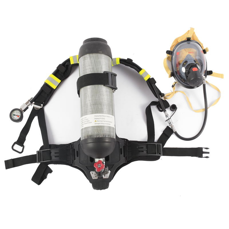 Firefighting PET Liner Respiratory Air Cylinder 6.8L